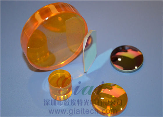 Lente óptica ZnSe Windows do Selenide do zinco/lente do foco para a máquina de corte do laser