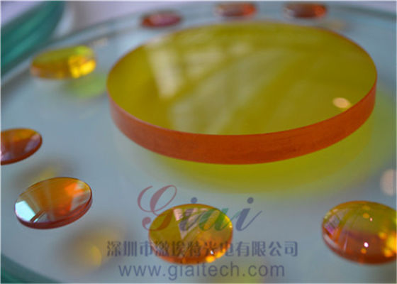 Lente óptica ZnSe Windows do Selenide do zinco/lente do foco para a máquina de corte do laser