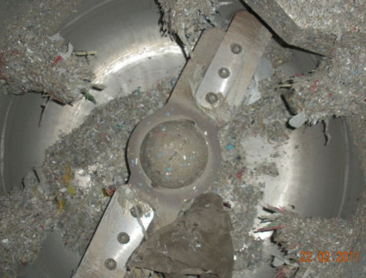 380V que recicl Agglomerator plástico, máquina de corte da fibra