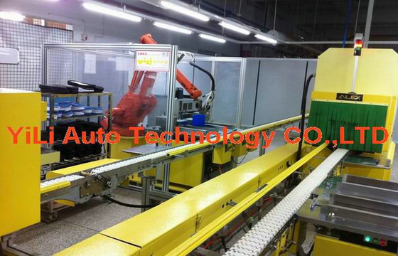 Sapata totalmente automático que faz a linha de produção