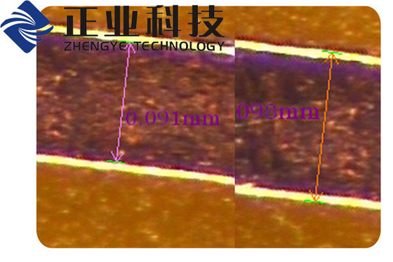 Linha verificador do PWB da largura para filmes de IC e LCD, definição 0,4 - 2.6μm/pixel
