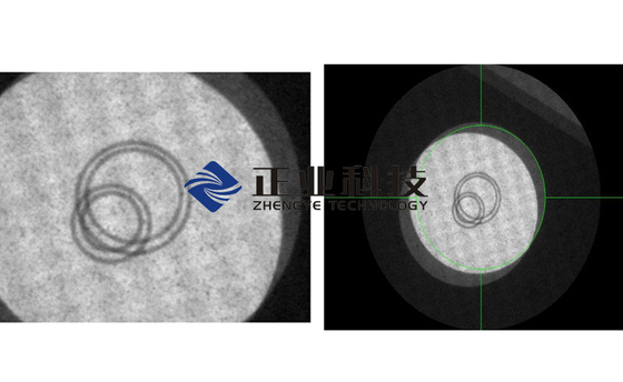 Máquina da inspeção do raio X para detectar e medir posicionando furos sobre o PWB