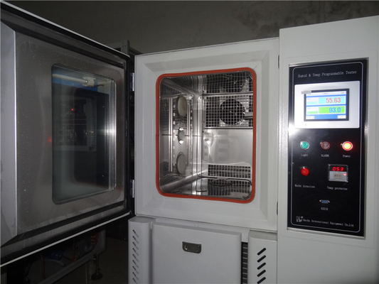 Câmaras personalizadas da umidade da temperatura 225L, equipamento de teste de aço inoxidável da placa
