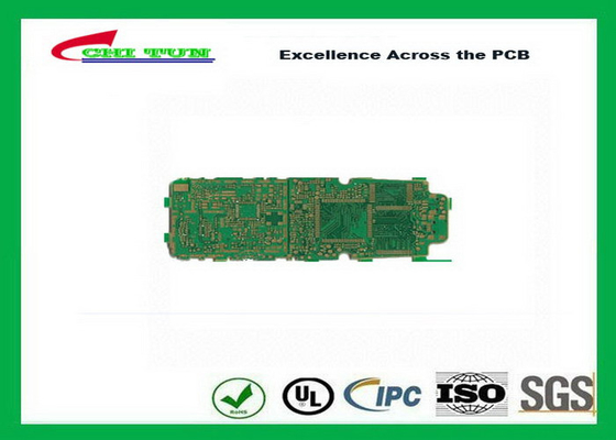 E abas terminados 4 CNC do PWB FR4 da placa de circuito da camada 1.2MM Multilayer da quebra