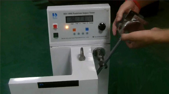 Máquina de teste de borracha da indicação digital, equipamento de teste do impacto de Charpy do material plástico