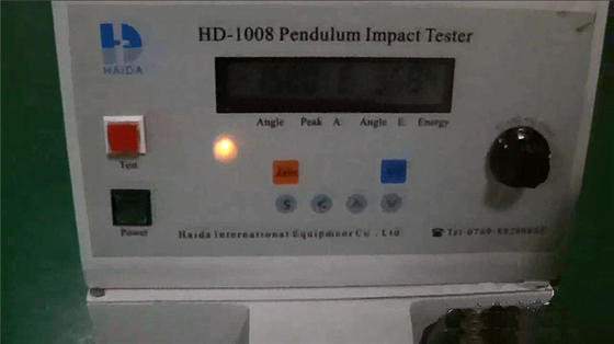 Máquina de teste de borracha da indicação digital, equipamento de teste do impacto de Charpy do material plástico