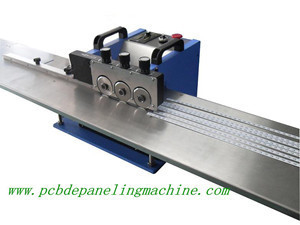 Três espessura do equipamento 0.6mm-3.0mm do PWB Depaneling da máquina de corte do sulco de V
