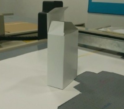 Carde a máquina de corte da lâmina de faca da caixa 350gsm da caixa de papel