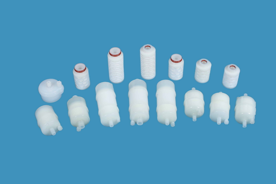 filtro em caixa líquido de 0,2 mícrons, PES/PTFE/filtro em caixa plissado PP