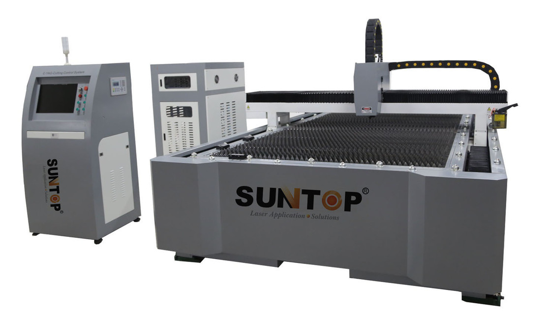 cortador industrial do laser do CNC 500W para o aço e o Alumnium, ajustado com a linha central de Z