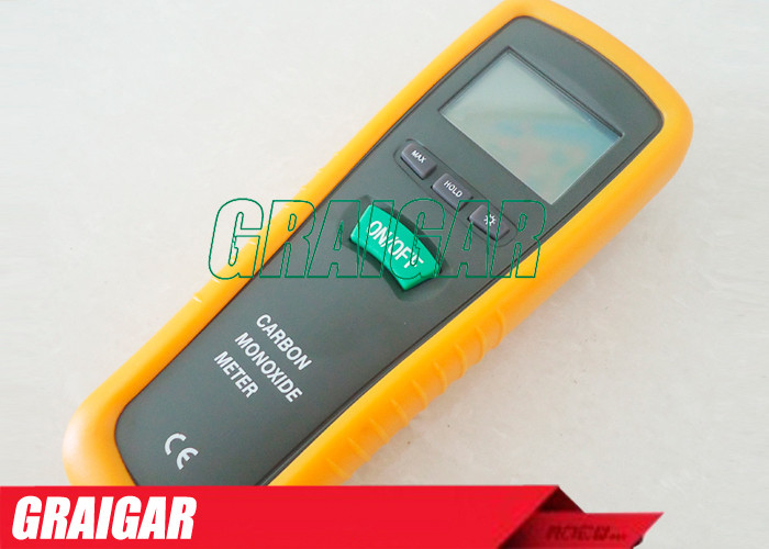 Medidor Handheld 0 do monóxido de carbono do luminoso de Digitas LCD - verificador do detector de gás de 1000PPM CO