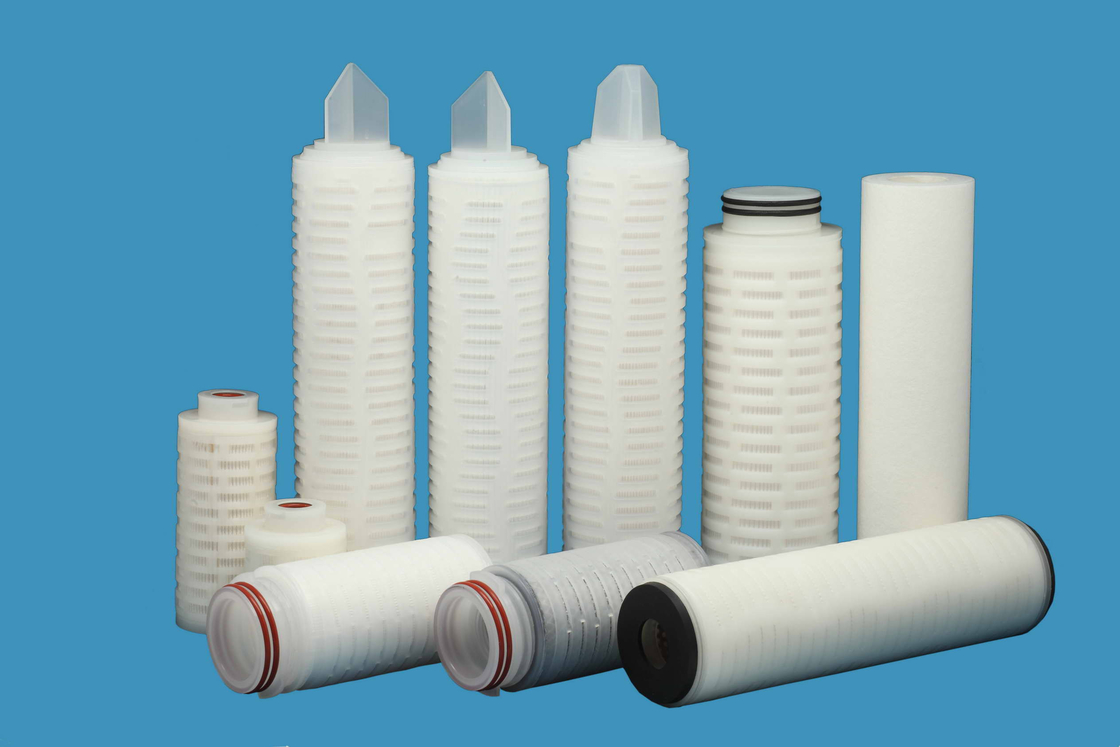 a membrana do polipropileno de 10 polegadas/5,0 mícrons/PP plissou o filtro em caixa/apropriado para o prefiltration